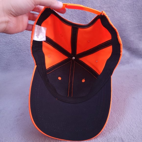 Field & Stream 1871 Men's Adjustable Orange Hunting Cap Outdoors Subtle Logo - Picture 7 of 8